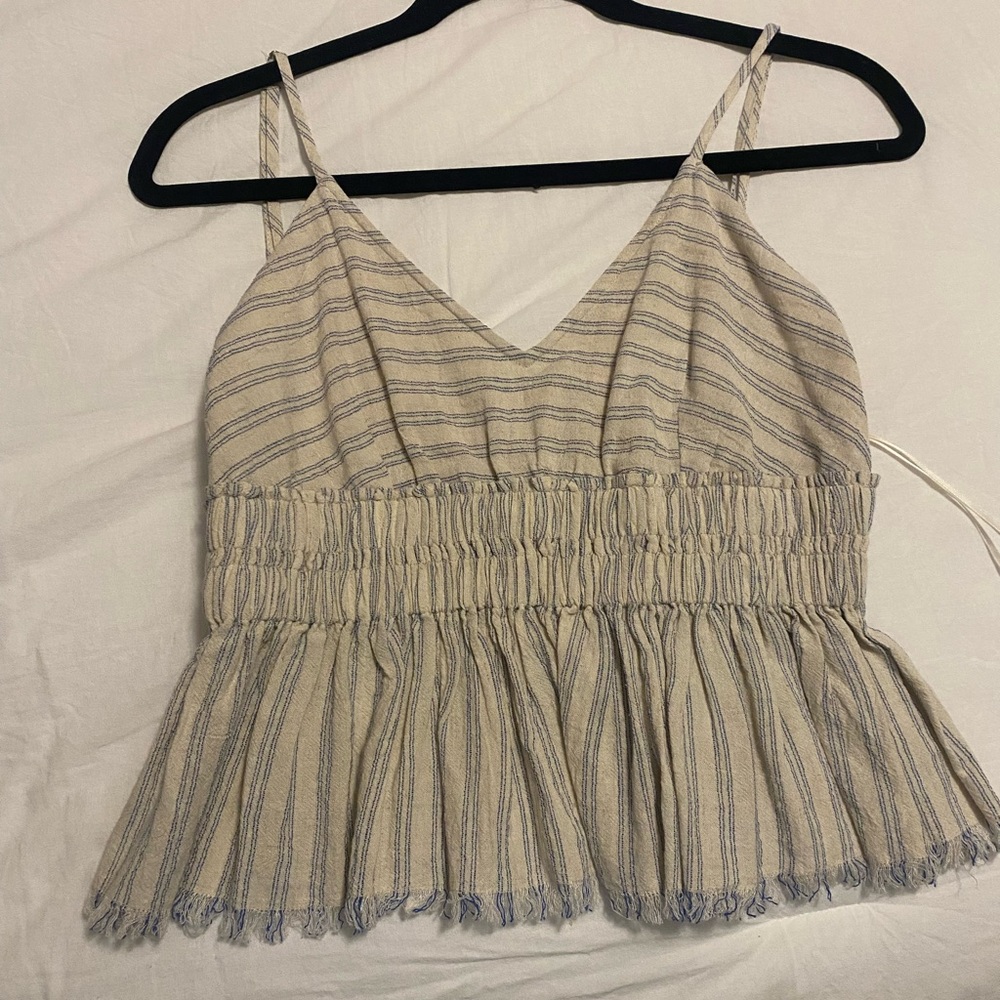 peplum tank top